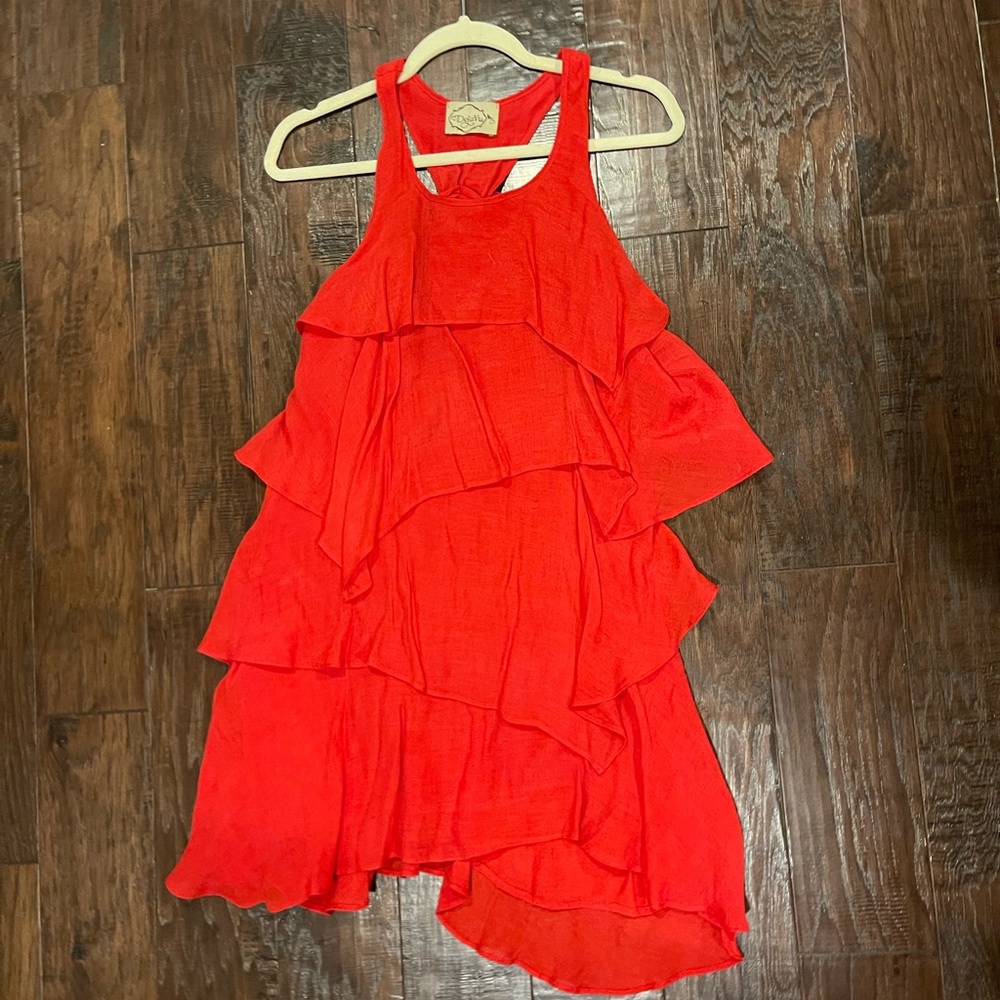 Red dress from a boutique size S. Brand Deja vu